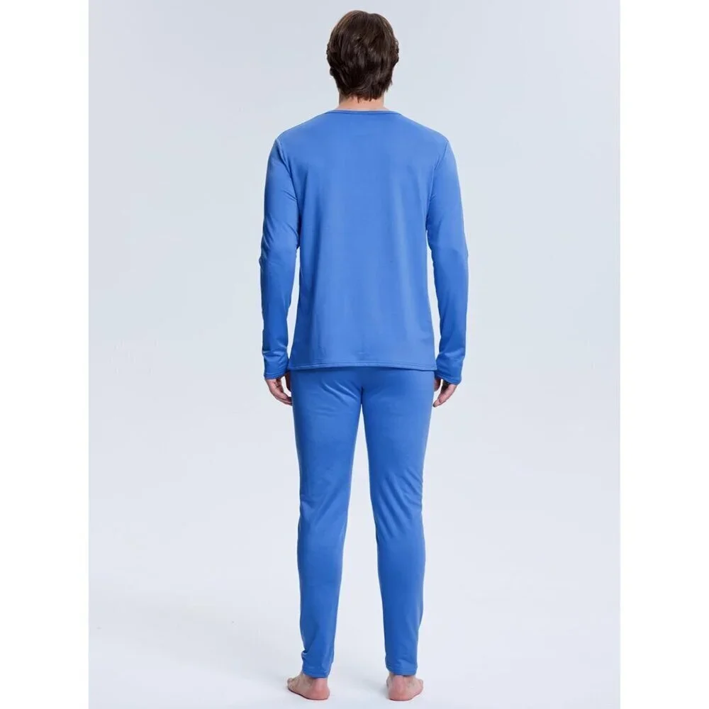 Thermal Underwear for Men Fleece Lined Long Johns for Mens Thermals Top and Bott